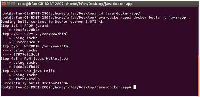 Docker Java 应用程序 4