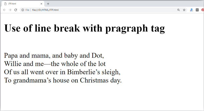 HTML Paragraph(HTML5Basic Tutorial Documents)HTML Paragraphlearning manual