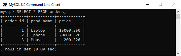MySQL DECIMAL(MySql基础教程文档)MySQL DECIMAL学习手册 - 编程宝典