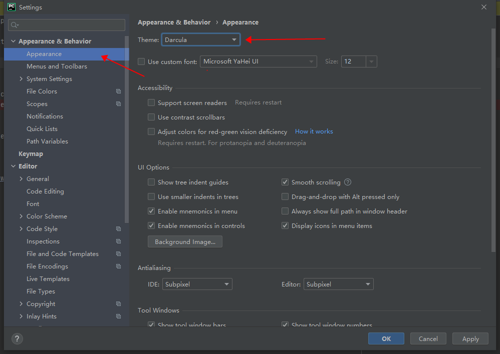 Pycharm fonts and colors(PycharmBasic Tutorial Documents)Pycharm fonts ...